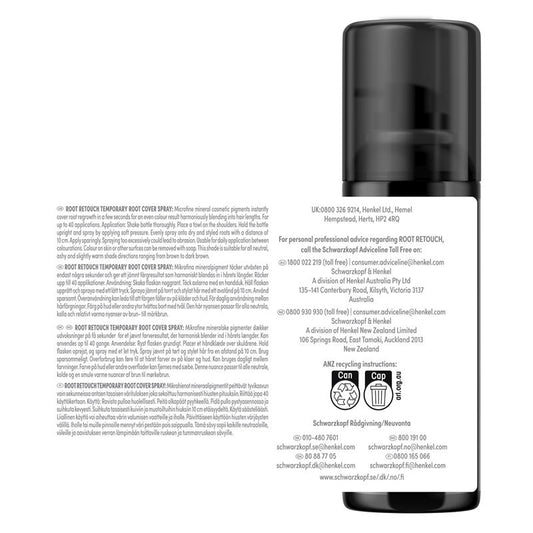 Schwarzkopf Root Retoucher Dark Blonde Spray 120ml - Fast Grey Coverage – view 2