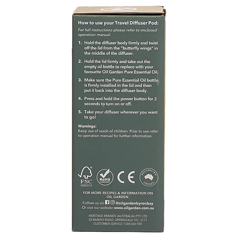 Oil Garden Travel Diffuser Pod