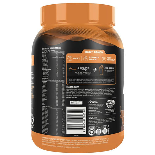 Vital Strength Hydroxy Ripped Thermogenic Protein Powder - Chocolate Flavor (1kg) – view 2 - Auzzistore