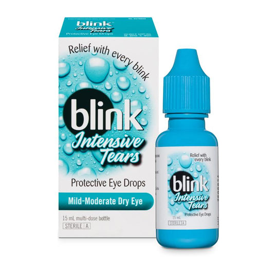Blink Intensive Tears Dry Eye Drops 15mL - Long-Lasting Relief-Auzzi Store