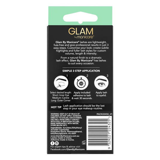 Glam By Manicare Demmie Individual Lashes - 60 Wispy Lashes – view 2