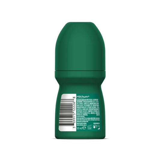 Mitchum for Men Anti-Perspirant Deodorant Unscented Roll On 50ml - 48 Hour Protection-Auzzi Store