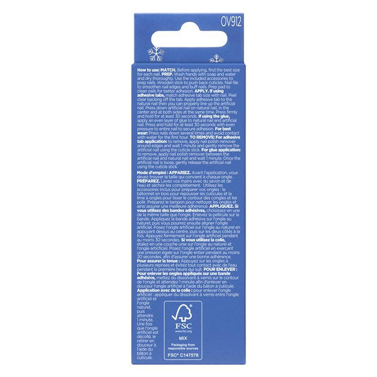 Sally Hansen Salon Effects Perfect Manicure 24 Press On Nails Once Upon A Holiday Collection Heartstrings – view 2 - Auzzistore