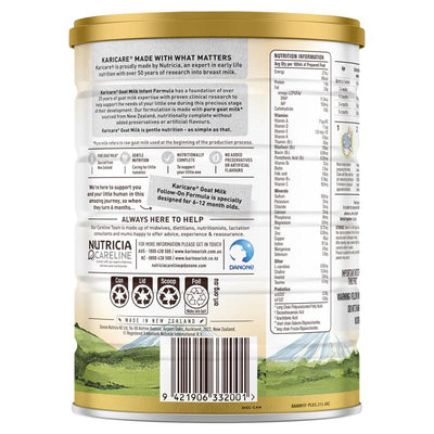 Karicare Goat Milk Infant Formula 900g - Complete Nutrition for Infants