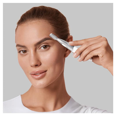 Braun FG1106 Mini Precision Eyebrow Trimmer with 5mm Comb, Portable