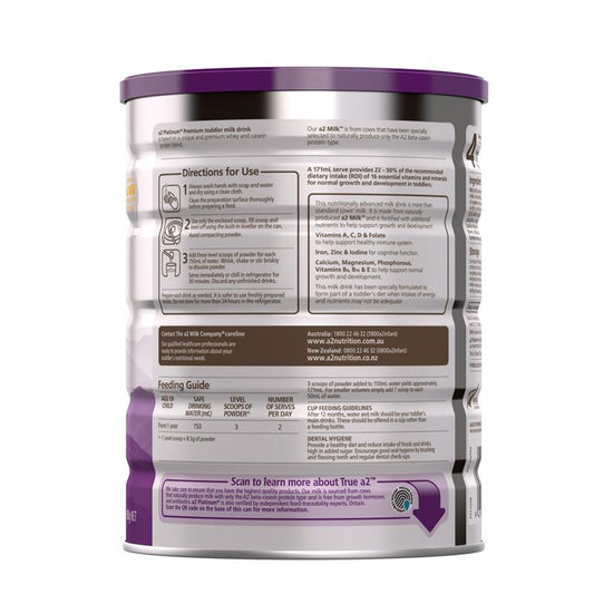 A2 Platinum Premium Toddler Milk Drink Stage 3 From 1 Year 900g – view 2