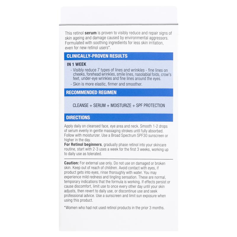 Neutrogena Visible Repair Retinol Serum 30ml - Youthful Skin Solution