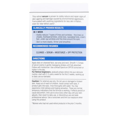 Neutrogena Visible Repair Retinol Serum 30ml - Youthful Skin Solution