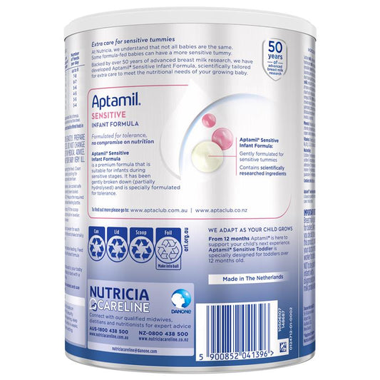 Aptamil Prosyneo Sensitive - Infant Formula for 0-12 Months (900g) – view 2 - Auzzistore