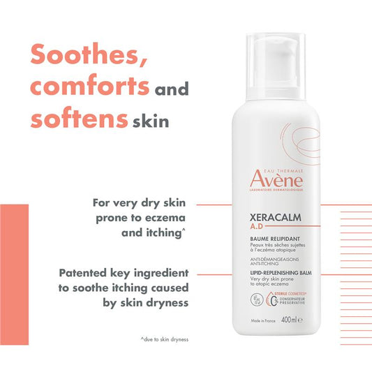 Avène XeraCalm A.D Lipid-Replenishing Balm - 400ml - Auzzi Store