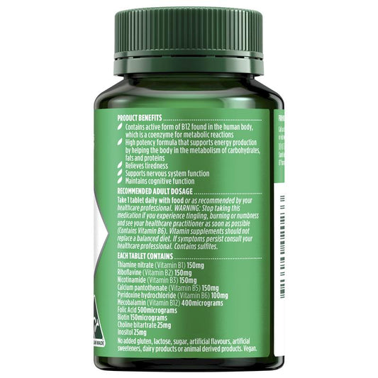 Nature's Own Ultra B 150 Forte - 60 Tablets for Energy Support – view 2