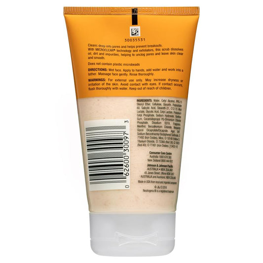 Neutrogena Oil-Free Daily Scrub for Acne-Prone Skin - 125mL-Auzzi Store