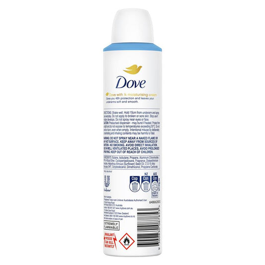 DOVE Original Antiperspirant Aerosol 250ml - Classic Protection