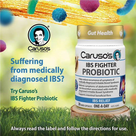 Caruso's Probiotic - IBS Fighter 30 Capsules – view 2 - Auzzistore