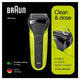 Braun Series 3 Electric Shaver for Men 300S - Rechargeable & Cordless – view 2