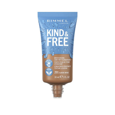 Rimmel Kind & Free Skin Tint 201 Classic Beige - Nourishing Foundation