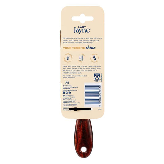 Lady Jayne Purse-Sized 100% Boar Bristle Pad Brush-Auzzi Store