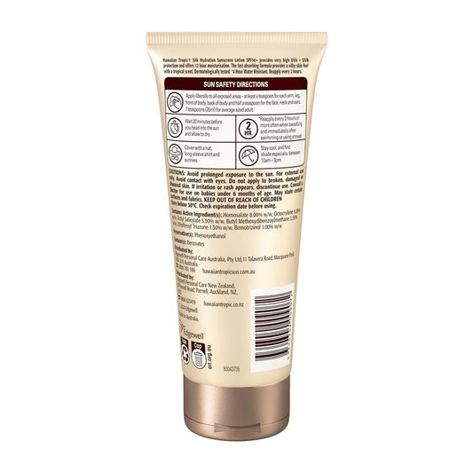Hawaiian Tropic Silk Hydration Sunscreen Lotion SPF50+ 180ml - Auzzi Store
