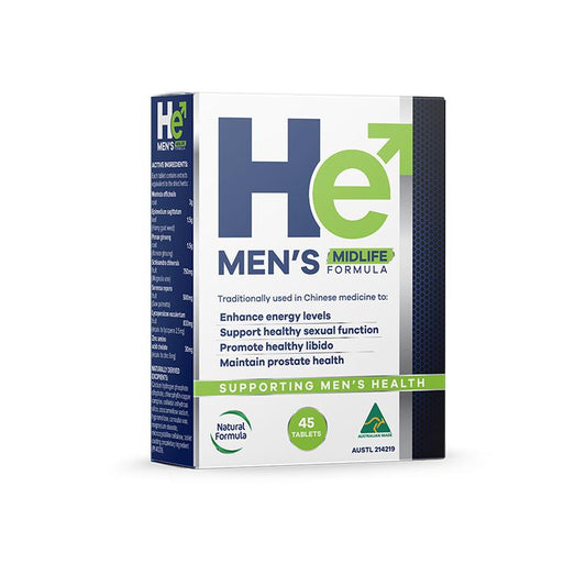 He Men's Midlife Formula - 45 Tablets for Energy & Libido Enhancement-Auzzi Store