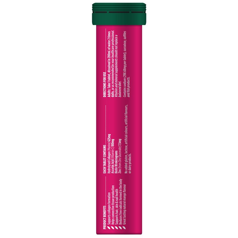 Nature's Own Marine Collagen Skin Support Effervescent Tablets 20