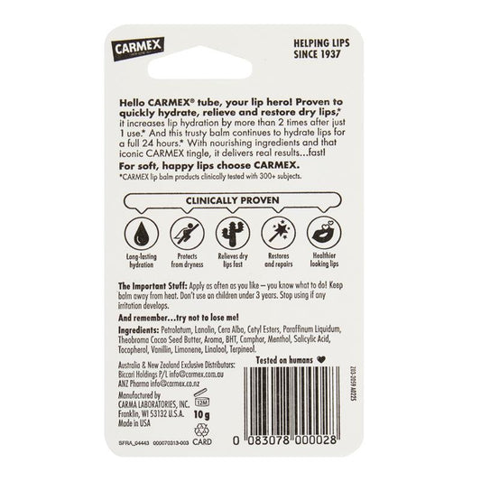 Carmex Original Squeeze Tube Lip Balm - 10g for Smooth Lips – view 2 - Auzzistore