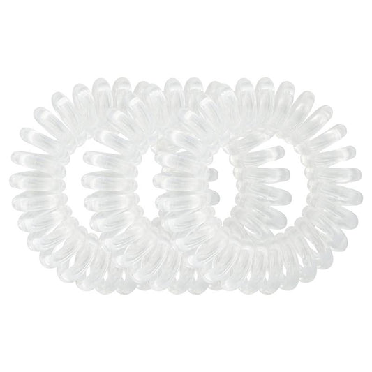 Lady Jayne Kink-Free Spiral Hair Elastic - Clear 8 Pack-Auzzi Store