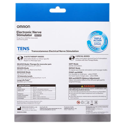 Omron TENS Unit HVF-127 - Drug-Free Pain Relief Device