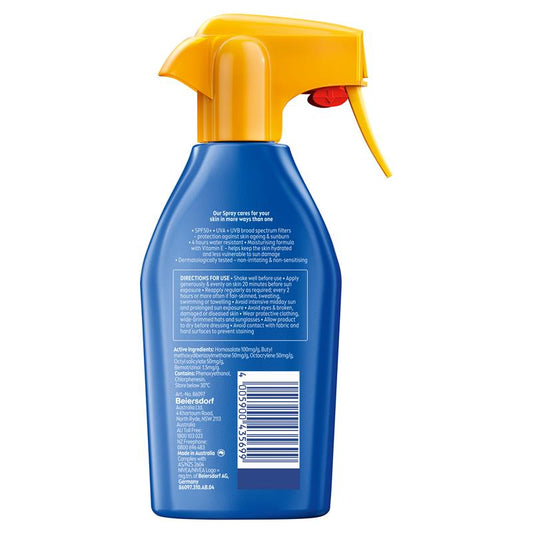 NIVEA Sun Protect & Moisture SPF50+ Sunscreen Trigger 300ml - High Protection Spray - Auzzi Store