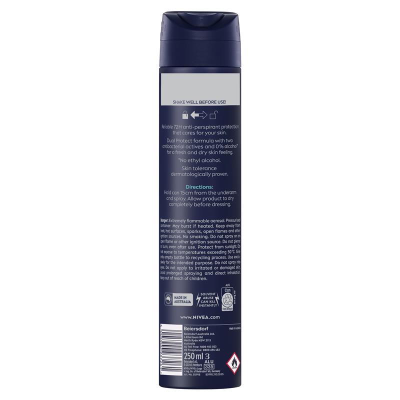 NIVEA Men Intense Protection 72H Fresh Anti-Perspirant Aerosol 250ml