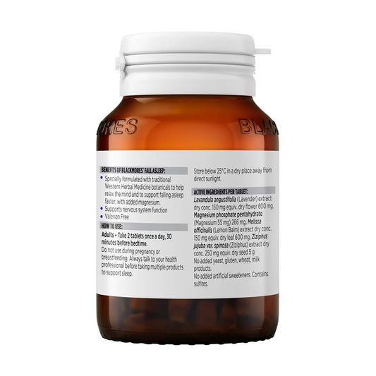 Blackmores Fall Asleep - 60 Tablets for Restful Sleep – view 2