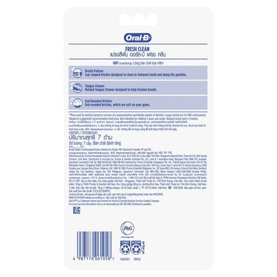 Oral-B Fresh Clean Soft Manual Toothbrush - 7 Pack