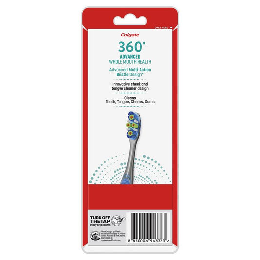 Colgate 360° Advanced Whole Mouth Health Soft Toothbrush - 4 Pack – view 2 - Auzzistore