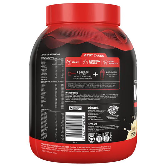 Vital Strength Launch Whey Protein - Vanilla Flavor (2kg) – view 2 - Auzzistore