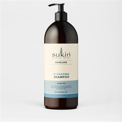 Sukin Hydrating Shampoo 1 Litre - Gentle Cleansing for Healthy Hair