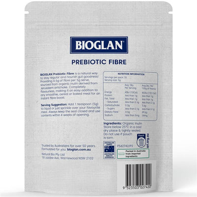 Bioglan Prebiotic Fibre 175g - Natural Gut Health Support