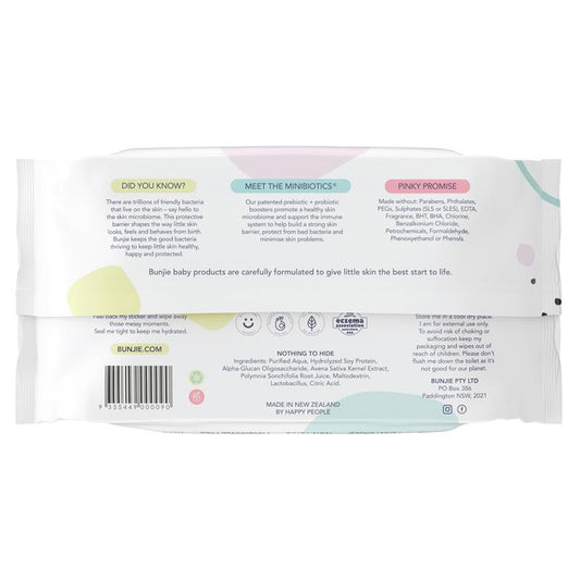 Bunjie Probiotic Baby Wipes - 80 Pack – view 2