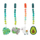 Nuby Silicone Drop Pacifinder with Teether - Baby Pacifier Clip – view 2 - Auzzistore