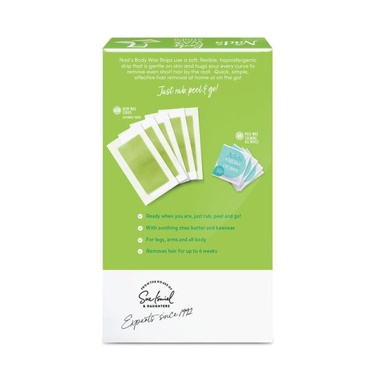 Nad's Body Wax Strips - 20 Strips-Auzzi Store