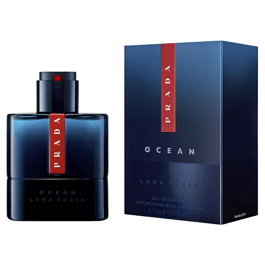 Prada Luna Rossa Ocean Eau de Toilette 50ml - A Fresh Masculine Fragrance-Auzzi Store