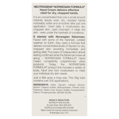Neutrogena Norwegian Hand Cream 56g - Intensive Moisture for Dry Hands