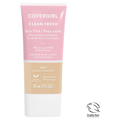Covergirl Clean Fresh Skin Milk Foundation Light/Medium 550 30ml