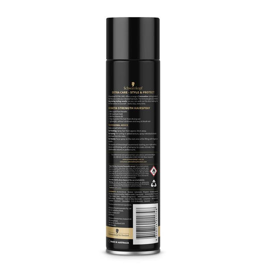 Schwarzkopf Extra Care Ultimate Styling Hairspray 250g - 48 Hour Fortifying Hold-Auzzi Store