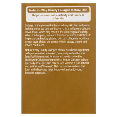 Nature's Way Beauty Collagen Mature Skin - 120 Tablets for Skin Elasticity