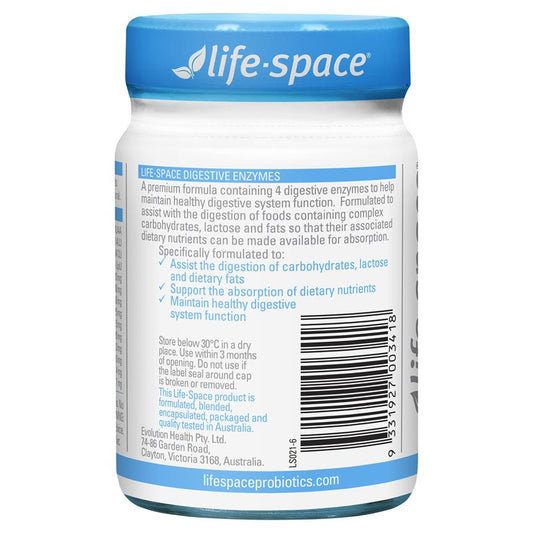 Life-Space Digestive Enzymes - 60 Capsules for Healthy Digestion-Auzzi Store