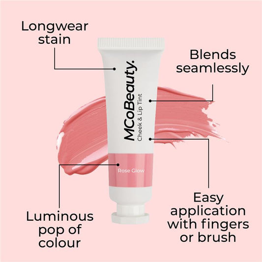 MCoBeauty Cheek & Lip Tint Rose Glow NEW – view 2