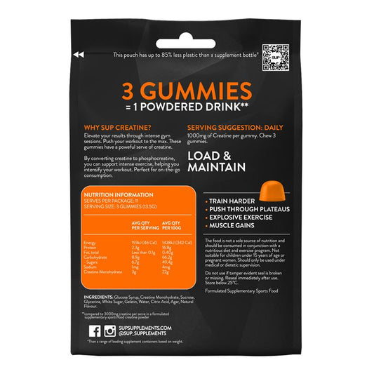 SUP Creatine Gummies Cola - 35 Count-Auzzi Store
