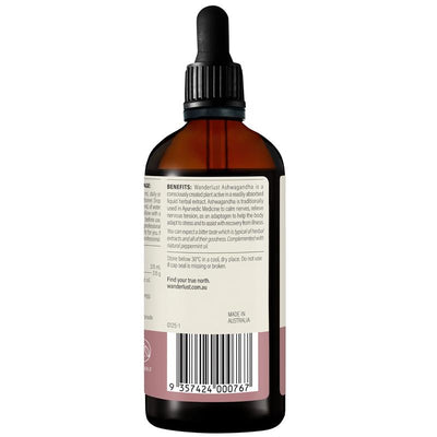 Wanderlust Ashwagandha Liquid Extract 140ml - Natural Stress Relief