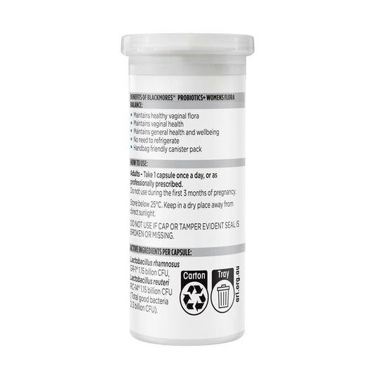 Blackmores Probiotics+ Women’s Flora Balance 30 Capsules, 2.3B CFU – view 2