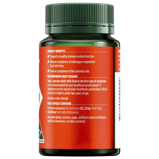 Nature's Own High Strength Echinacea 10,000mg 30 Capsules - Immune Support – view 2 - Auzzistore
