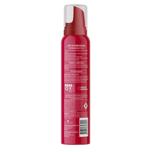 Schwarzkopf Taft Maximum Hold Styling Mousse 200g-Auzzi Store